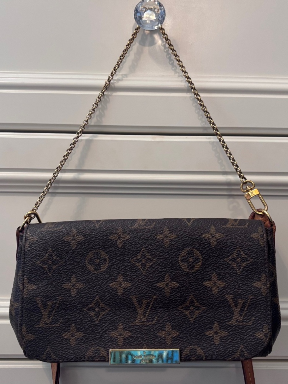 Authentic Louis Vuitton Favorite PM Monogram Bag with receipt